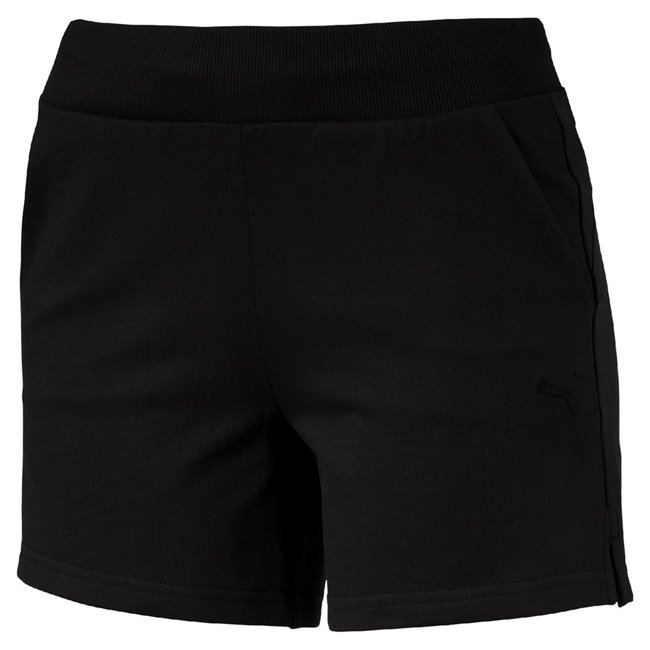 PUMA ESS Shorts W dámske šortky, Farba: čierna, Materiál: 87% bavlna, 13% polyester