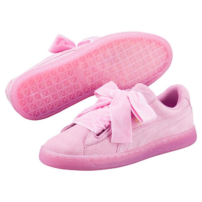 PUMA Suede Heart RESET topánky, Farba: ružová, Materiál: Zvršok: syntetická koža, Podrážka: guma