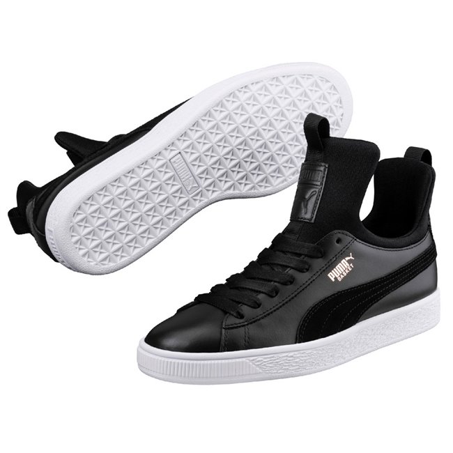 PUMA Basket Fierce wns dámske topánky, Farba: čierna, Materiál: Zvršok: koža, Medzipodrážka: guma, Podrážka: guma