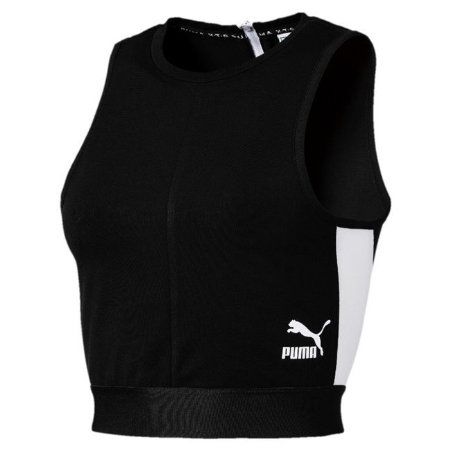 PUMA XTG Crop Top, Color: black, Material: polyester, elastane
