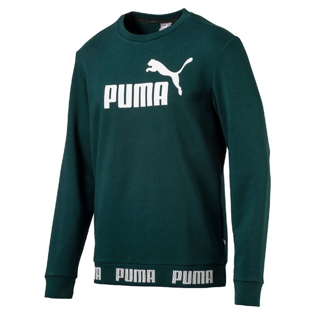dark green puma hoodie