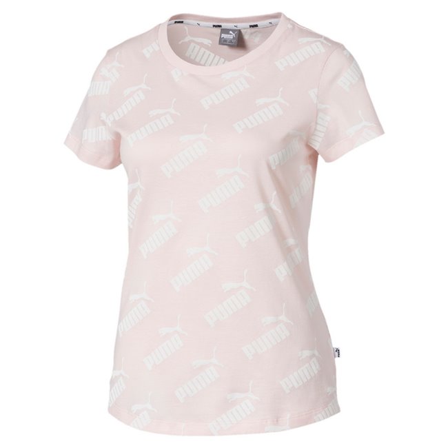 PUMA Amplified AOP T-shirt, Color: pink, Material: Cotton