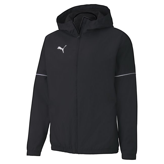 PUMA teamGOAL Rain Core jacket, Color: black, Material: 100% polyester