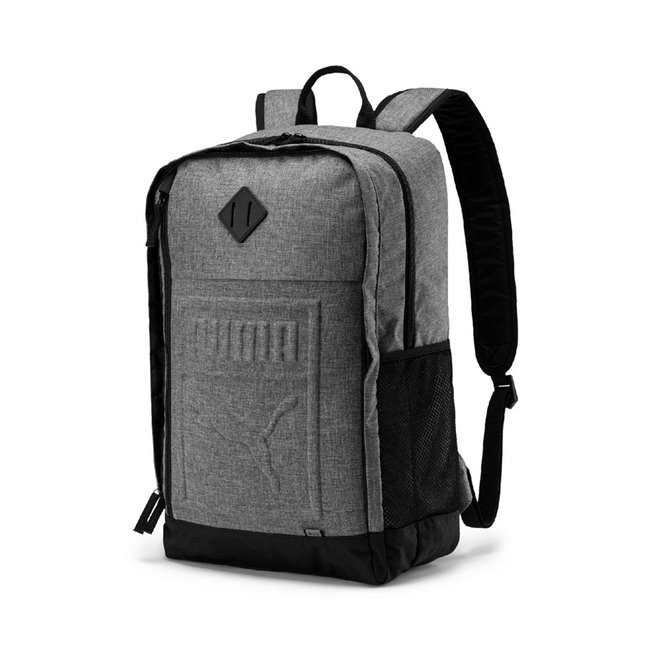 PUMA S Backpack bag, Colour: gray, Material: polyester, Size: 32 x 48 x 16cm (27l)