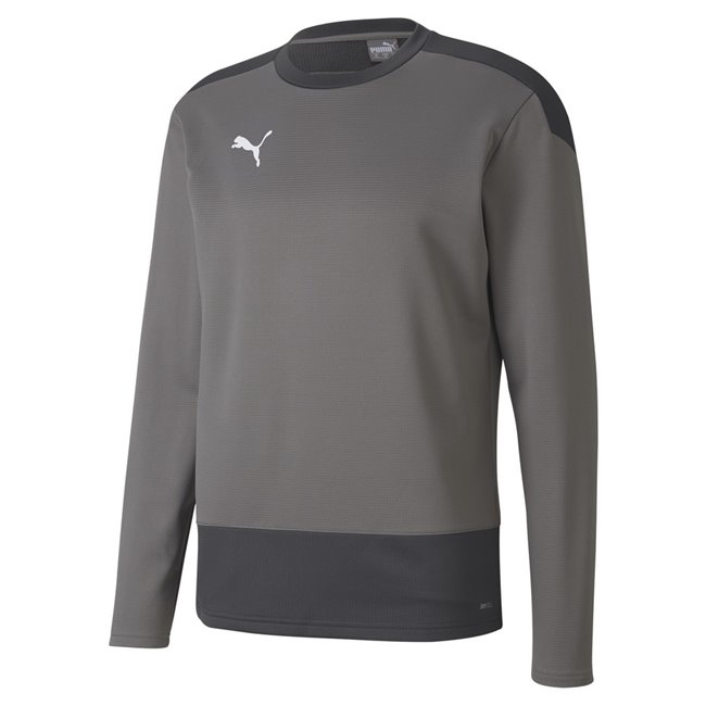 PUMA teamGOAL 23 Training sweatshirt, Color: gray, Material: 100% polyester