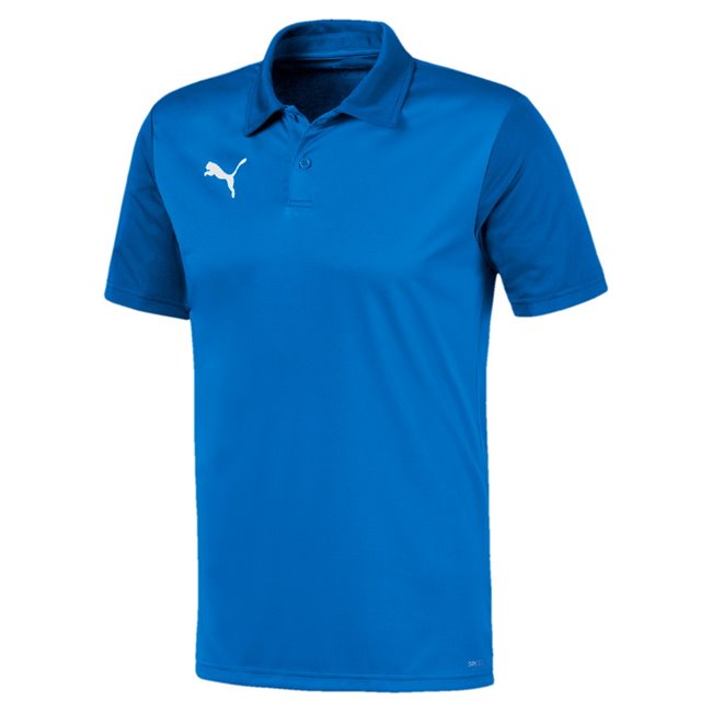 PUMA teamGOAL 23 Sideline Polo men T-Shirt, Colour: blue, blue, Material: polyester