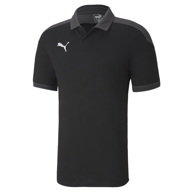 PUMA teamFINAL 21 Sideline T-shirt, Color: black, Material: cotton, polyester