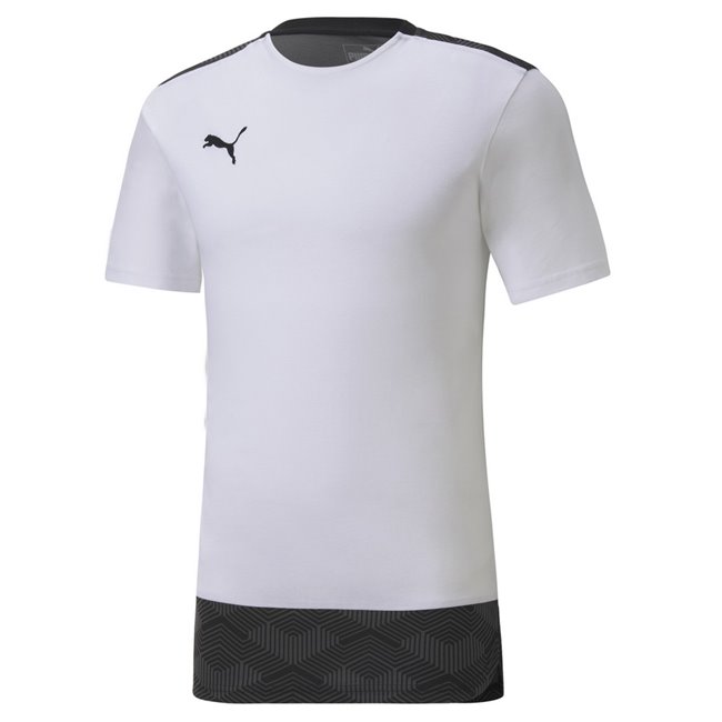 PUMA teamFINAL 21 Casuals T-shirt, Color: white, Material: Cotton