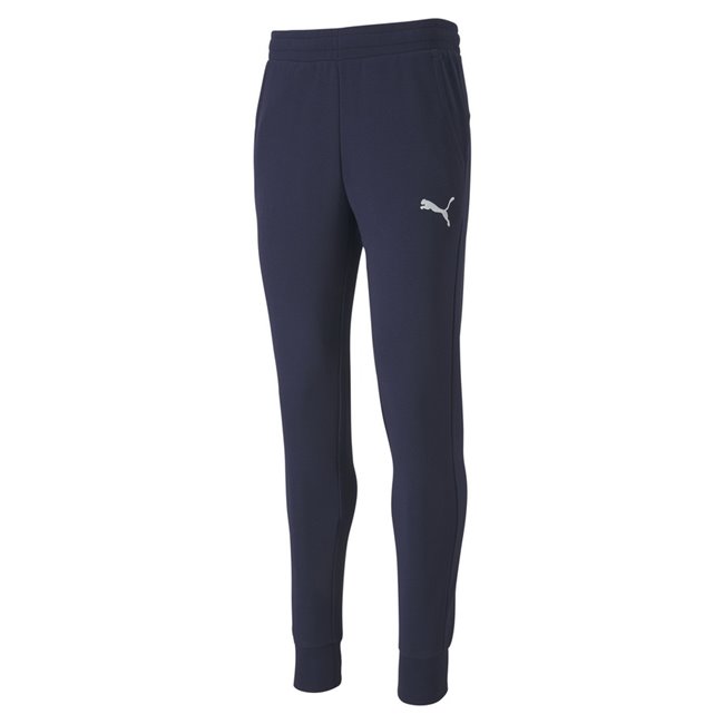 PUMA teamGOAL 23 Casuals Pants, Color: dark blue, Material: cotton, polyester