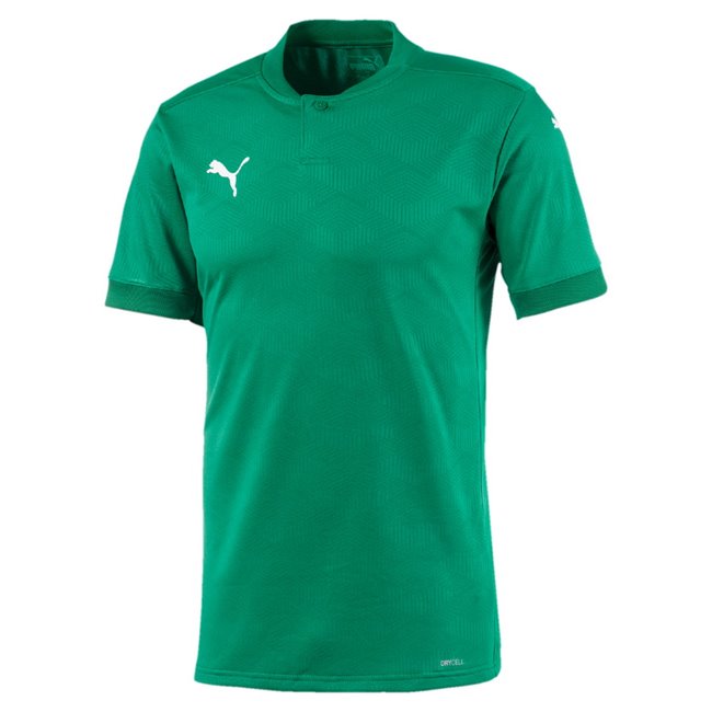 PUMA teamFINAL 21 Jersey men T-Shirt, Colour: green, green, Material: polyester