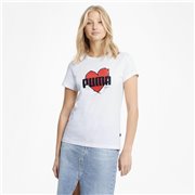 PUMA Heart Tee women T-Shirt