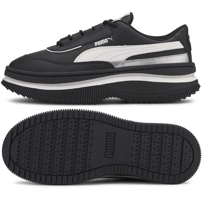 PUMA Deva Mono Pop les chaussures des dames, Couleur du produit: noir, blanc, Matériel: cuir, fibres synthétiques