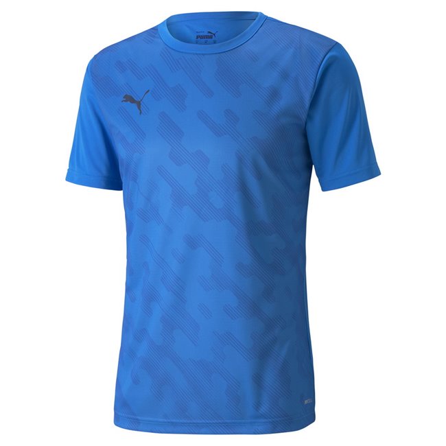 PUMA individualRISE Graphic Tee, Color: blue, Material: polyester