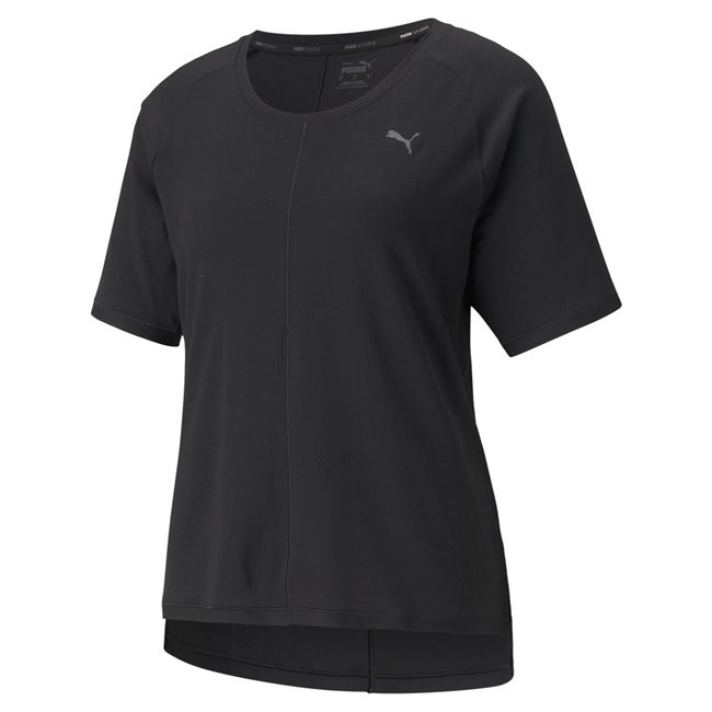 PUMA STUDIO Tri Blend Relaxed Tee, Color: black, Material: polyester, cotton