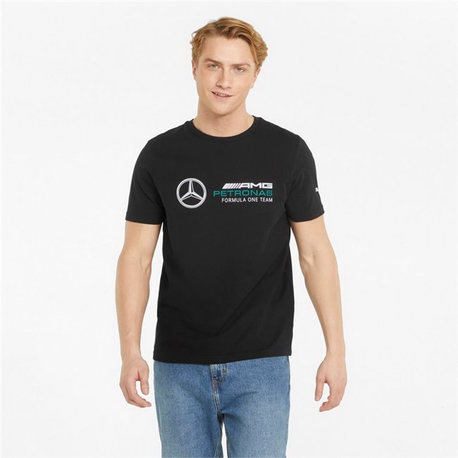 Mercedes MAPF1 ESS Logo Men's T-Shirt, Color: black, Material: cotton