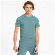 PUMA Evostripe Men's T-Shirt, Color: blue, Material: polyester, viscose