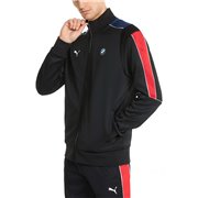 BMW MMS T7 Track men's jacket, Color: black, Material: polyester, cotton