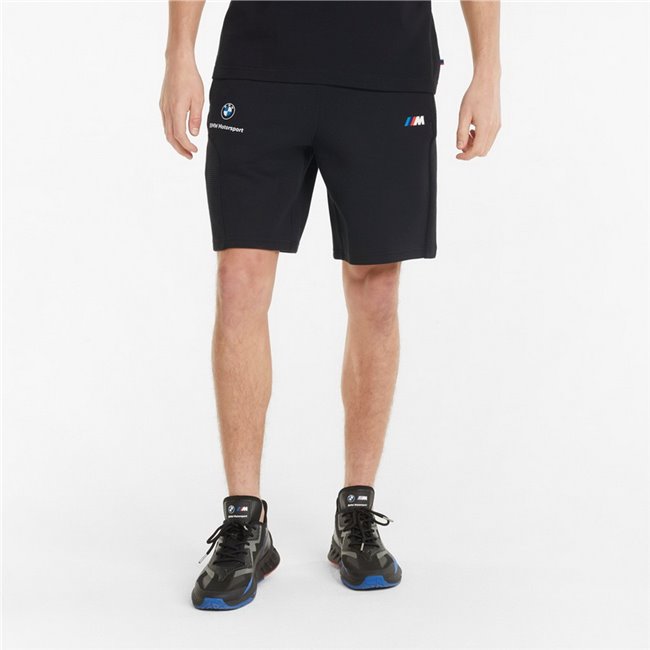 BMW MMS men's shorts, Color: black, Material: cotton, polyester