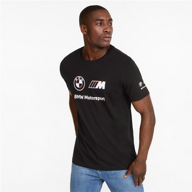BMW MMS Logo+ Men's T-Shirt, Color: black, Material: cotton