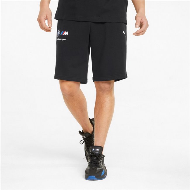 BMW MMS ESS TR men's shorts, Color: black, Material: cotton, polyester