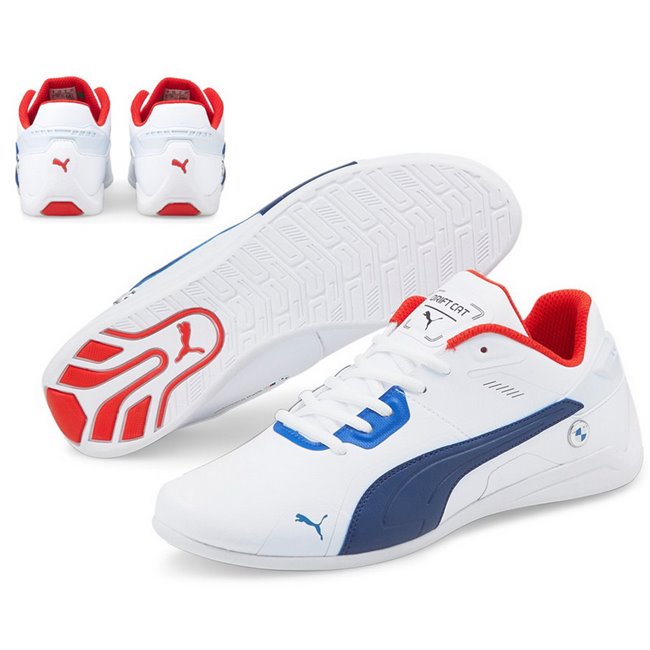 PUMA BMW stivali, Colore: bianco, Materiale: Tomaia: pelle sintetica, pelle, Intersuola: N/A, Suola: gomma