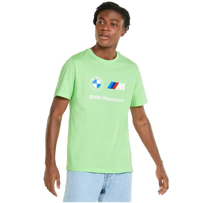 BMW MMS ESS Logo Men's T-Shirt, Color: green, Material: cotton