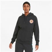 PUMA Downtown Relaxed Graphic Hoodie TR women's sweatshirt
