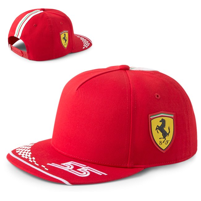 Ferrari Replica Sainz LC Cap, Colour: red, Material: polyester