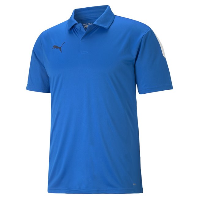 PUMA teamLIGA Sideline Polo, Color: blue, Material: polyester