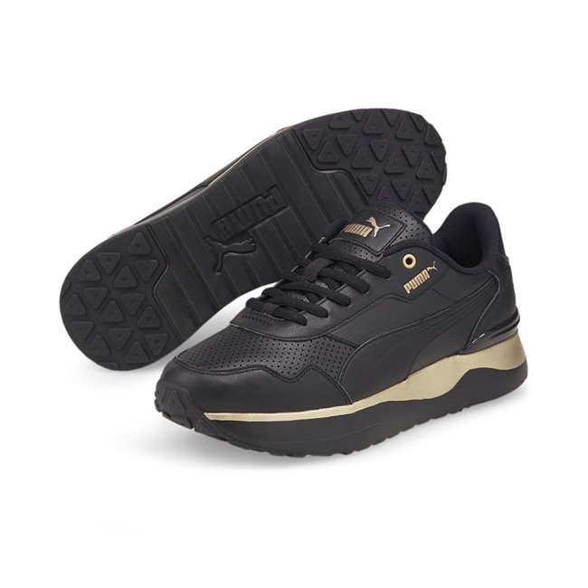 PUMA R78 Voyage Premium L ladies shoes, Color: black, Material: Upper: synthetic leather, Midsole: IMEVA, Sole: rubber