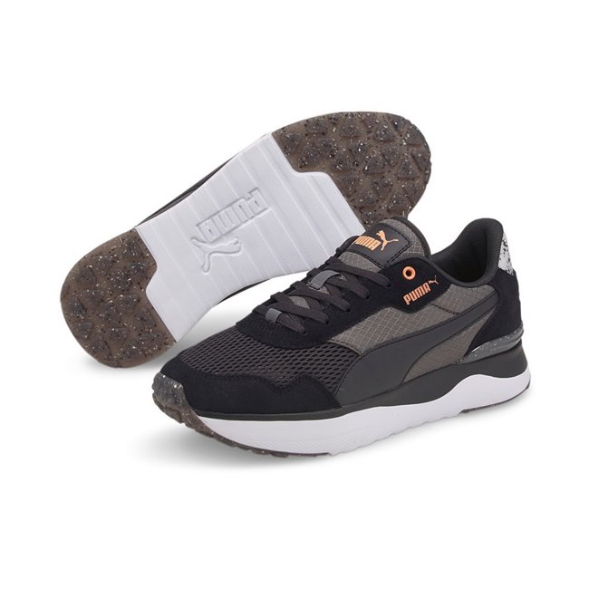 PUMA R78 Voyage Better ladies shoes, Color: black, Material: Upper: mesh, leather, synthetic leather, Midsole: IMEVA, Sole: rubber