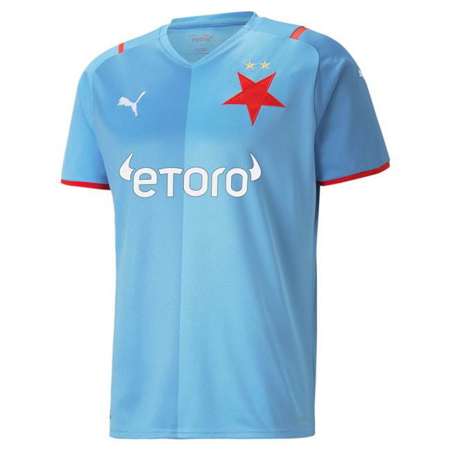 PUMA SK Slavia Praha Away Shirt Replica, Color: light blue, Material: polyester