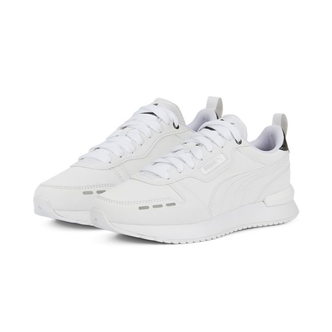 PUMA R78 Wns Raw Metallics ladies shoes, Color: white, Material: Upper: mesh, synthetic leather, synthetic leather, Midsole: EVA, Sole: rubber