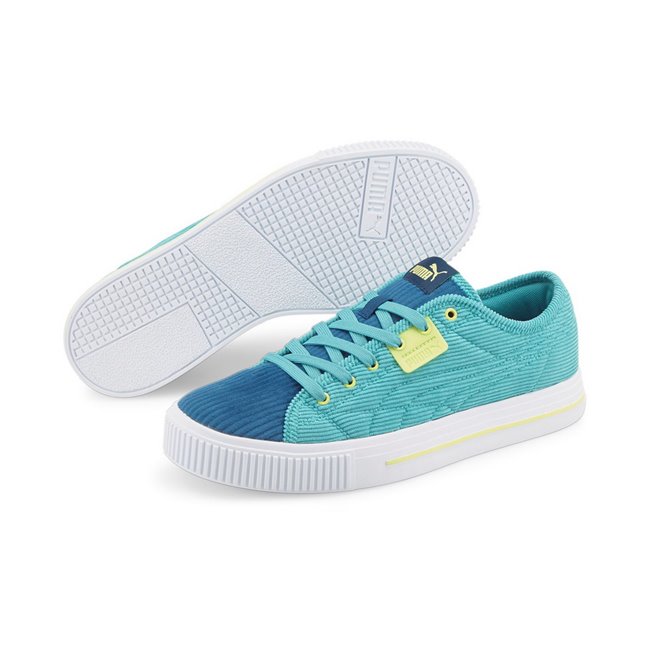 PUMA Ever Cord shoes, Color: turquoise blue, Material: Upper: fabric, Midsole: rubber, Sole: rubber