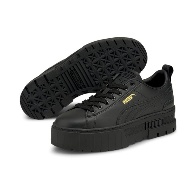 PUMA Mayze Classic Wns, Color: black, Material: synthetic leather, rubber