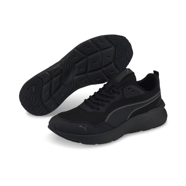PUMA Supertec zero shoes, Color: black, Material: Upper: mesh, synthetic leather, synthetic leather, Midsole: EVA, Sole: EVA