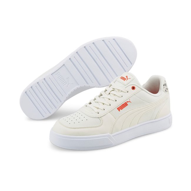 PUMA Caven Better shoes, Color: gray, Material: Upper: leather, Midsole: rubber, Sole: rubber