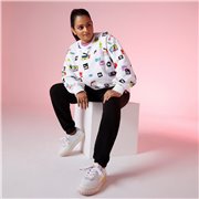 PUMA Brand Love Oversized AOP Crew TR women's sweatshirt