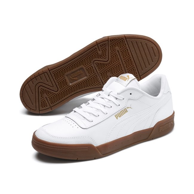 PUMA Caracal men shoes, Color: White, Material: Synthetic leather