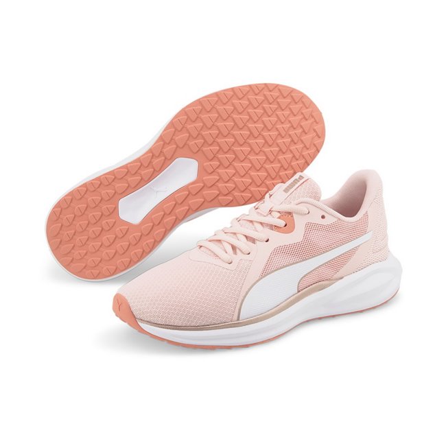 PUMA Twitch Runner shoes, Color: pink, Material: Upper: mesh, fabric, Midsole: N / A, Sole: rubber