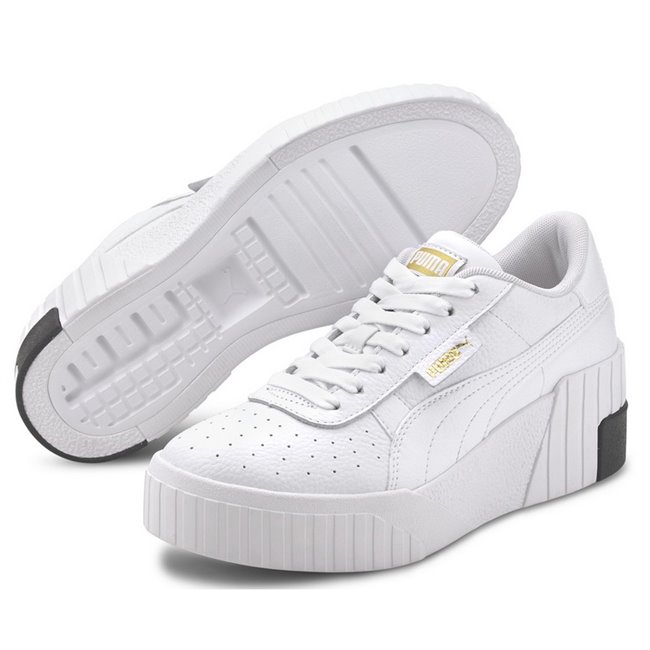 PUMA Cali Wedge Wns, Color: white, Material: synthetic leather, rubber