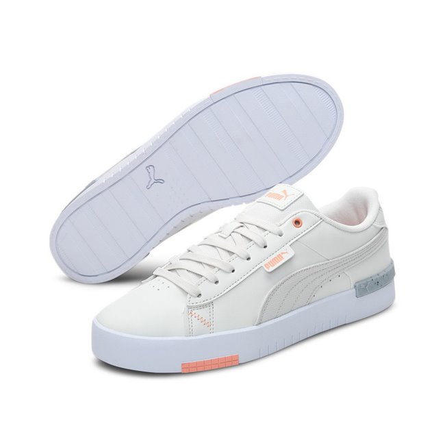 PUMA Jada Better 22 ladies shoes, Color: gray, Material: Upper: leather, Midsole: rubber, Sole: rubber