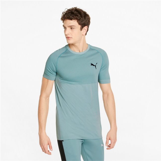 PUMA RTG Evoknit Basic Men's T-Shirt, Color: blue, Material: polyester, nylon