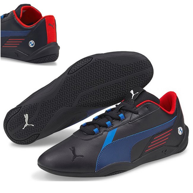 BMW MMS R-Cat Machina shoes, Color: black, Material: Upper: synthetic leather, leather, Midsole: N / A, Sole: rubber