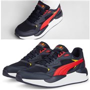 Red Bull RBR X, Ray Speed men's shoes, Color: dark blue, red, Material: Upper: synthetic leather, Sole: beige