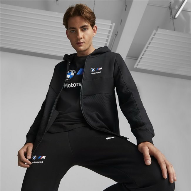 BMW MMS Hdd Sweat Jacket men's jacket, Color: black, Material: cotton, polyester