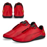 Ferrari Drift Cat Decima men's shoes, Color: red, black, Material: Upper: synthetic leather, Sole: beige