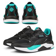 Mercedes MAPF1 X, Ray Speed men's shoes, Color: black, green, Material: Upper: synthetic leather, Sole: beige